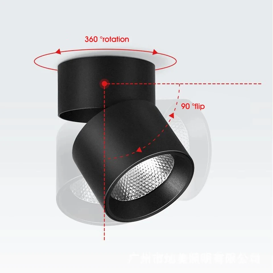 Modern Surface Mounted Ceiling Lamp Foldable Spotlight For Living Room Kitchen Restaurant Loft Home Decor Led Downlights