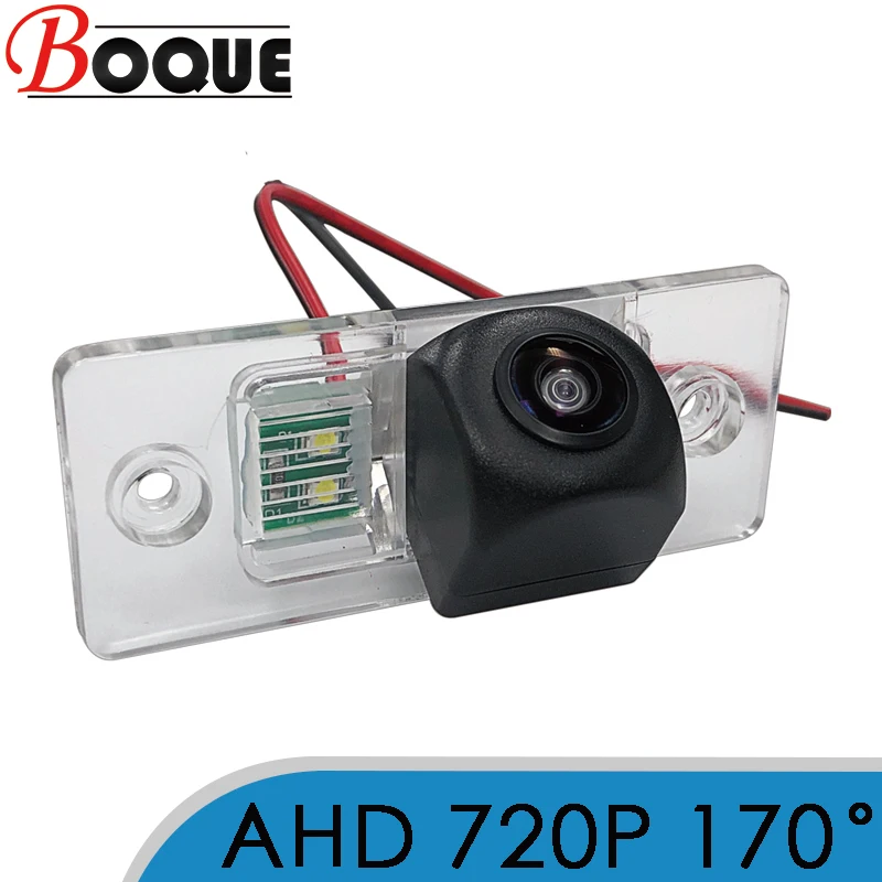 BOQUE 170 Degree 1280x720P HD AHD Car Vehicle Rear View Reverse Camera for Skoda Fabia Universal Hatchback Sedan Wagon Yeti