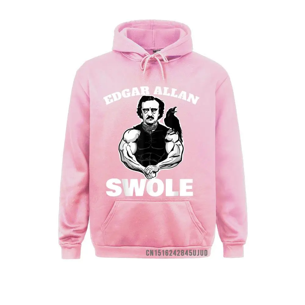 Edgar Allan Swole Funny Edgar Allan Poe Weightlifting Pullover 3D Style Male Sweatshirts Mother Day Hoodies Hip Hop Hoods