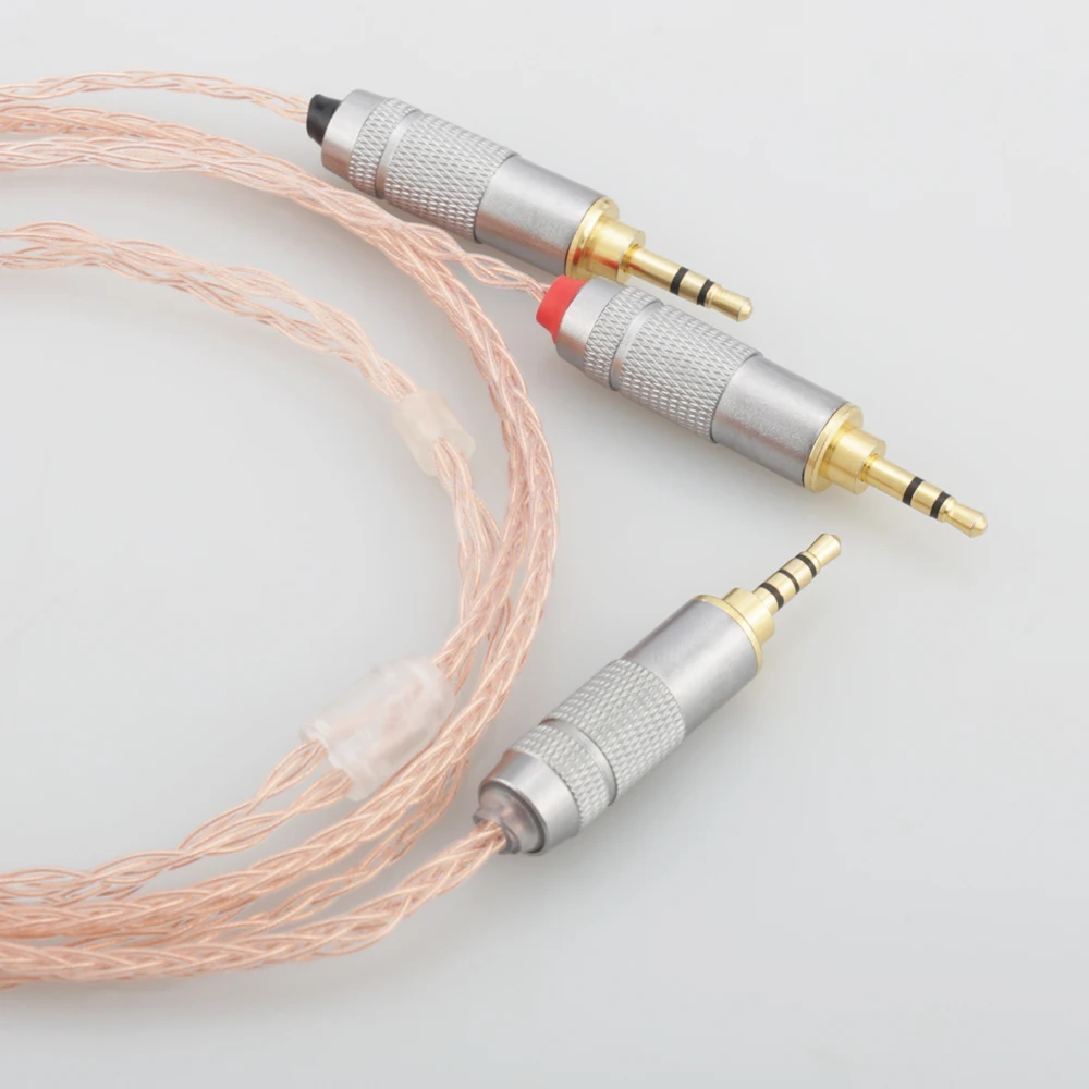 Audiocrast 8Cores 6N OCC Copper 2.5MM TRRS Balanced Plug Headphone Upgraded cable for SUNDARA he400i he400s HE560