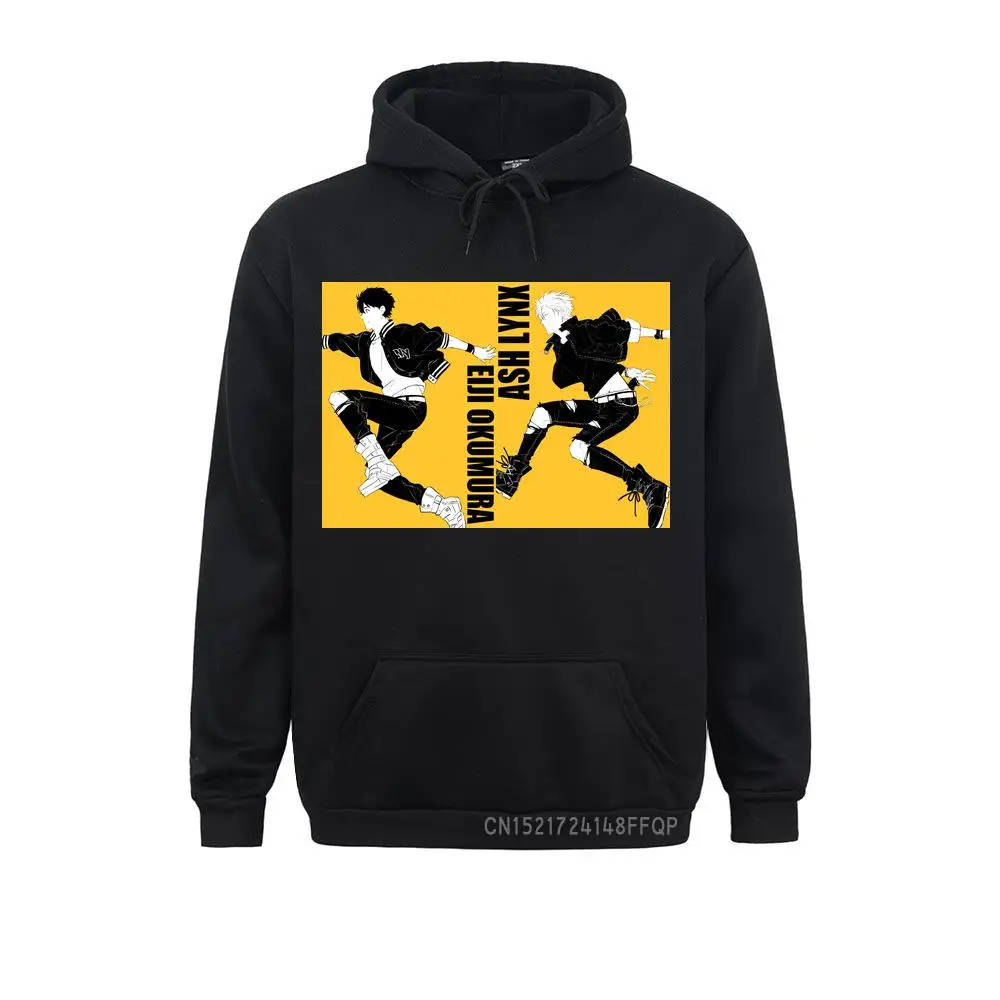 

Men's Pullovers And Eiji Jump Banana Fish Novelty Cozy Hooded Sweats Hoodies Anime Manga Sweatshirts Clothing Plus Size