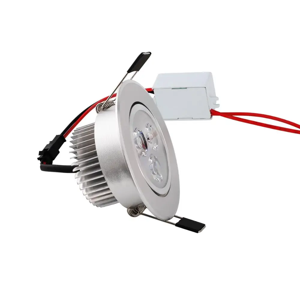 6W Âm Trần LED Âm Trần Downlight Thoáng Mát Ấm Trắng Tự Nhiên Đèn AC 220V 110V + Driver đèn Downlight Âm Trần Chiếu Điểm Cho Nhà Khách Sạn