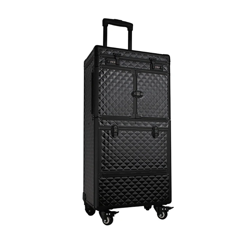 Hairdressing toolbox trolley makeup luggage hair stylist special hairdressing equipment cosmetic multi-function suitcas