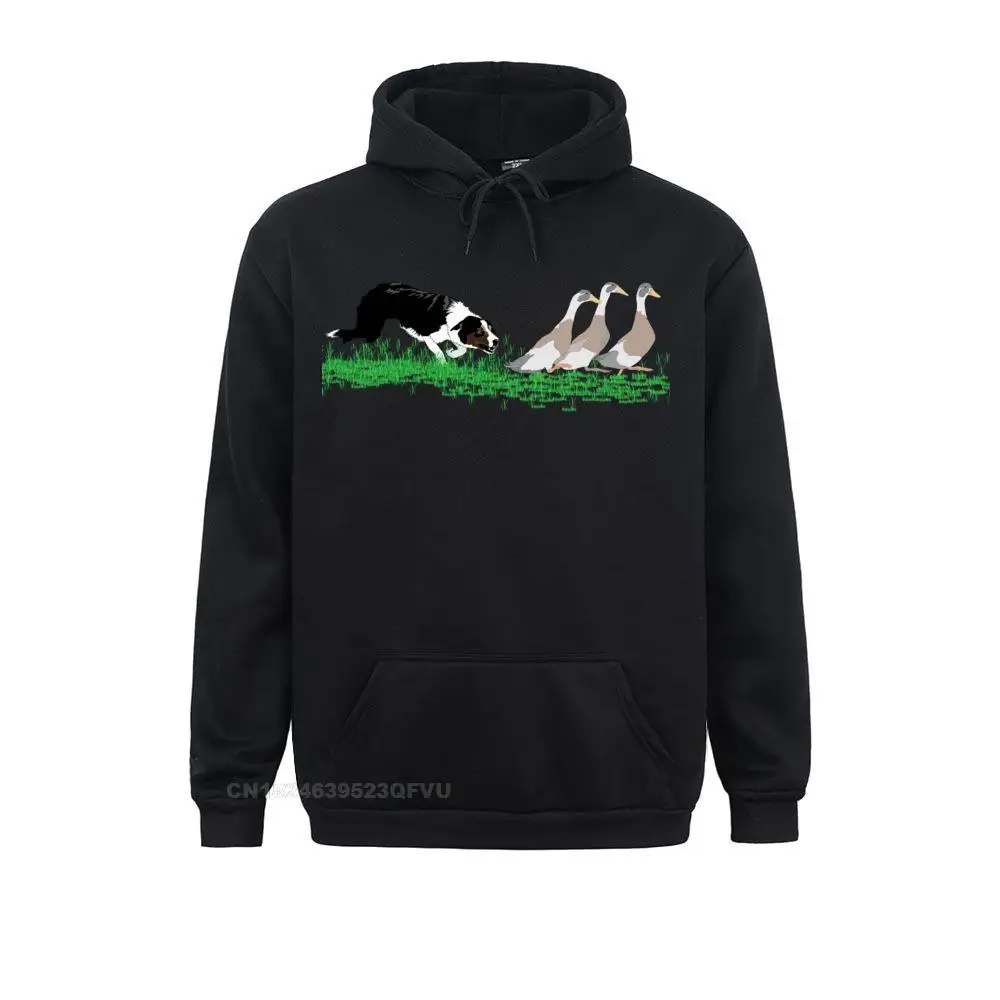 Border Collies Have Their Ducks In A Row Hoodie Men Dogs Lover Pet Collies Dog Cotton Tees Fitness Pullover Hoodie Camisas