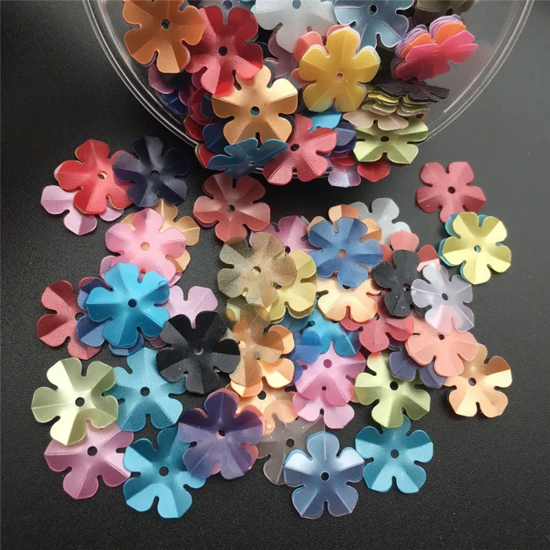 15g 14mm Cup Flower Loose Sequins Paillettes For Sewing ,Shoes,Hat,Kids DIY,Crafts Accessories Wholesale