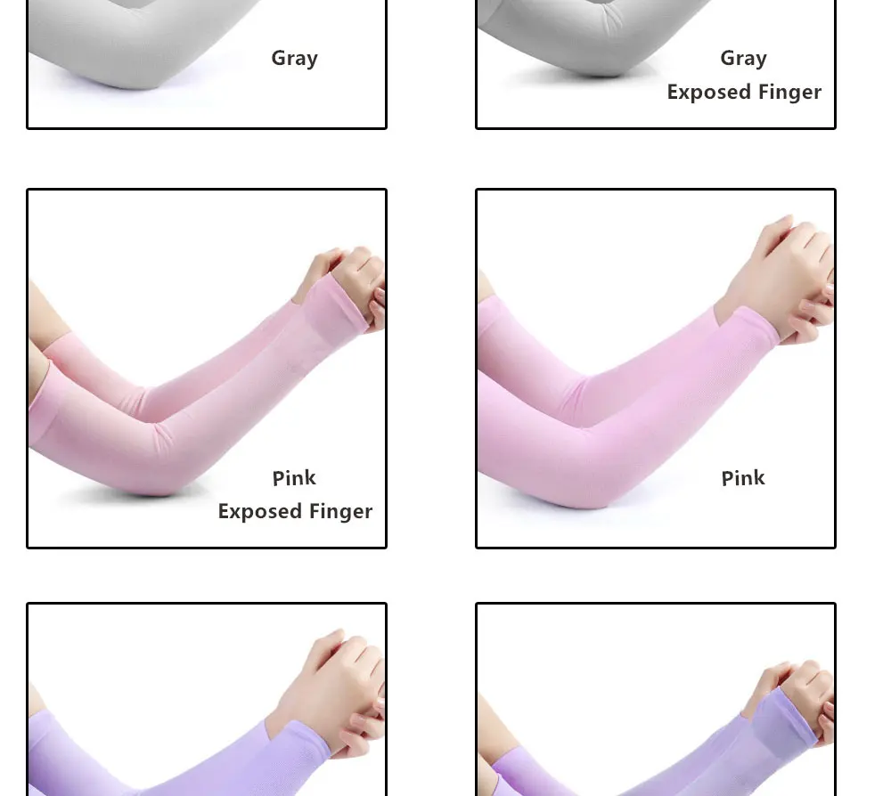 Armstulpen Wärmerschoner Sport-Ärmel Sonnenschutz UV-Schutz Handabdeckung Kühlende Wärmer für Laufen Basketball Radfahren Ski Mangas Para Brazo – Detail 8