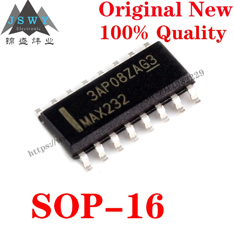 10~100 PCS MAX232DR SOP-16 Semiconductor Interface IC RS-232 Interface IC IC Chip with for module arduino Free Shipping MAX232