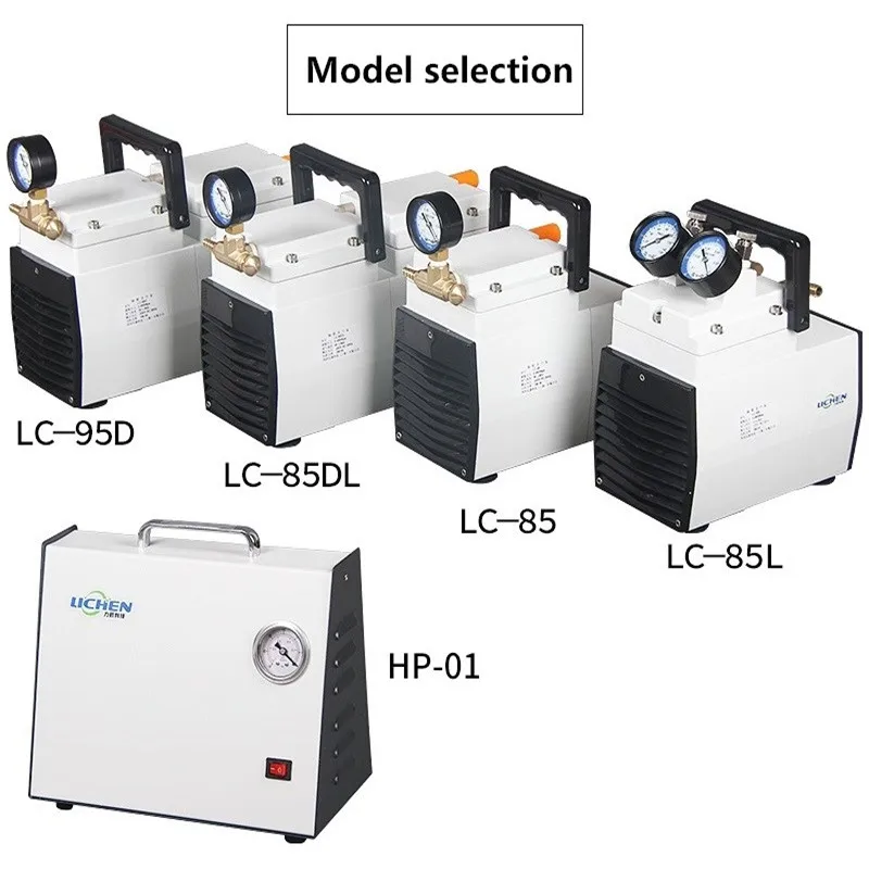 bomba de vacuo de diafragma livre de oleo pressao positiva e negativa pequena bomba de succao de laboratorio portatil bomba de succao eletrica 01