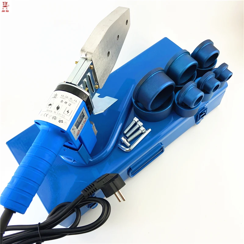 SX63 Blue 1 Set New 1200W Plastic Water Pipe Welding Machine PPR Hot Melt Machine Digital Temperature Control  For 20-63mm Pipes