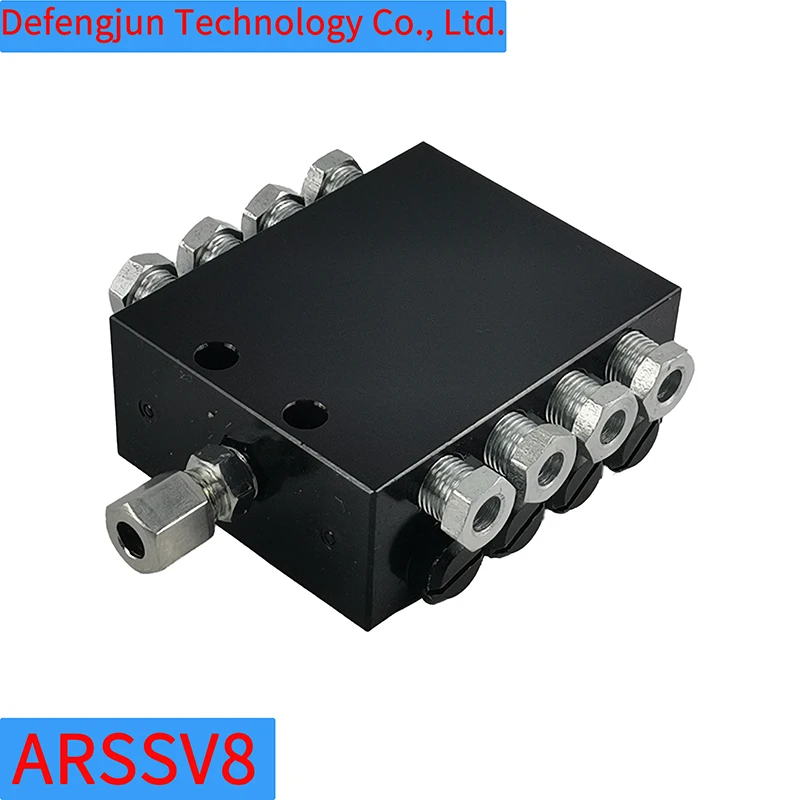 Lubrication Equipment Direct Sales SSV8 Series Single Line Distributor Progressive Dry Oil Integral Distributor