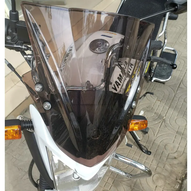 Windscreen For Naked Street Yamaha XJ6 FZ-16 FZ16 FZ1 FZ6 S2 FZ8 Screen Windshield Bracket 7/8\