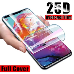 Folia hydrożelowa do Samsung Galaxy S9 S10 Plus folia na wyświetlacz do Samsung A6 A7 A8 A9 Plus 2018 S10E S10 Lite miękka folia