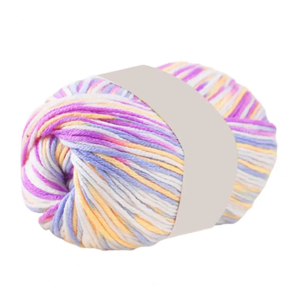 50g Hand Knitted Yarn Blanket Hat Soft Comfortable Solid Color Woolen Yarn DIY Knitting Woven Crochet Thread Yarn