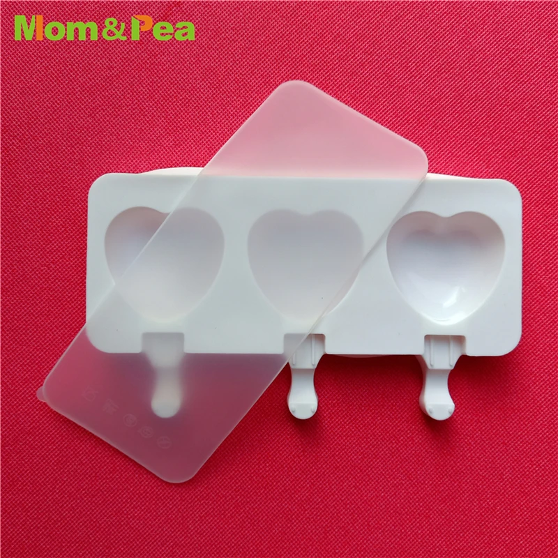 GT16-51 3-cavity Round Heart Shaped Silicone Mold Dessert Mousse Mould Cake Decoration Tools Ice Cream Wholesale & Retail