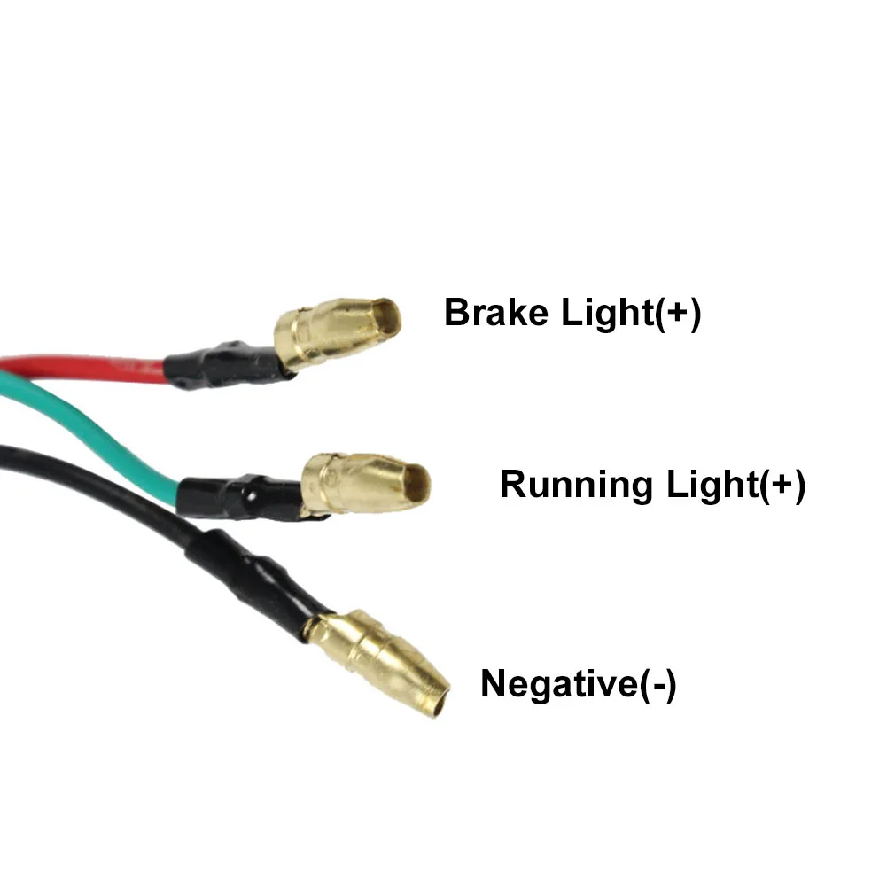 12V Moto coda fanale posteriore lampada fanale posteriore motore freno luci di arresto Moto indicatori di direzione per Honda Yamaha ATV Dirt Bike universale