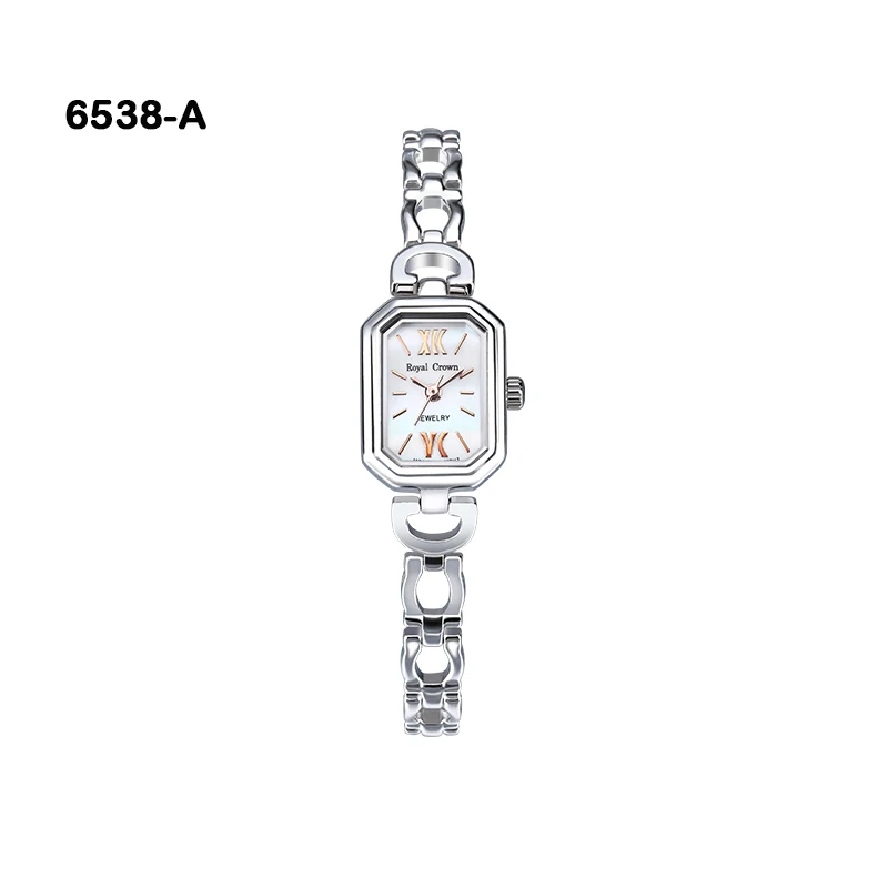 Imagem -03 - Relógio de Prata Esterlina 925 Feminino Pulseira de Quartzo Impermeável Elegante Hipoalergênico com Coroa Real Presente