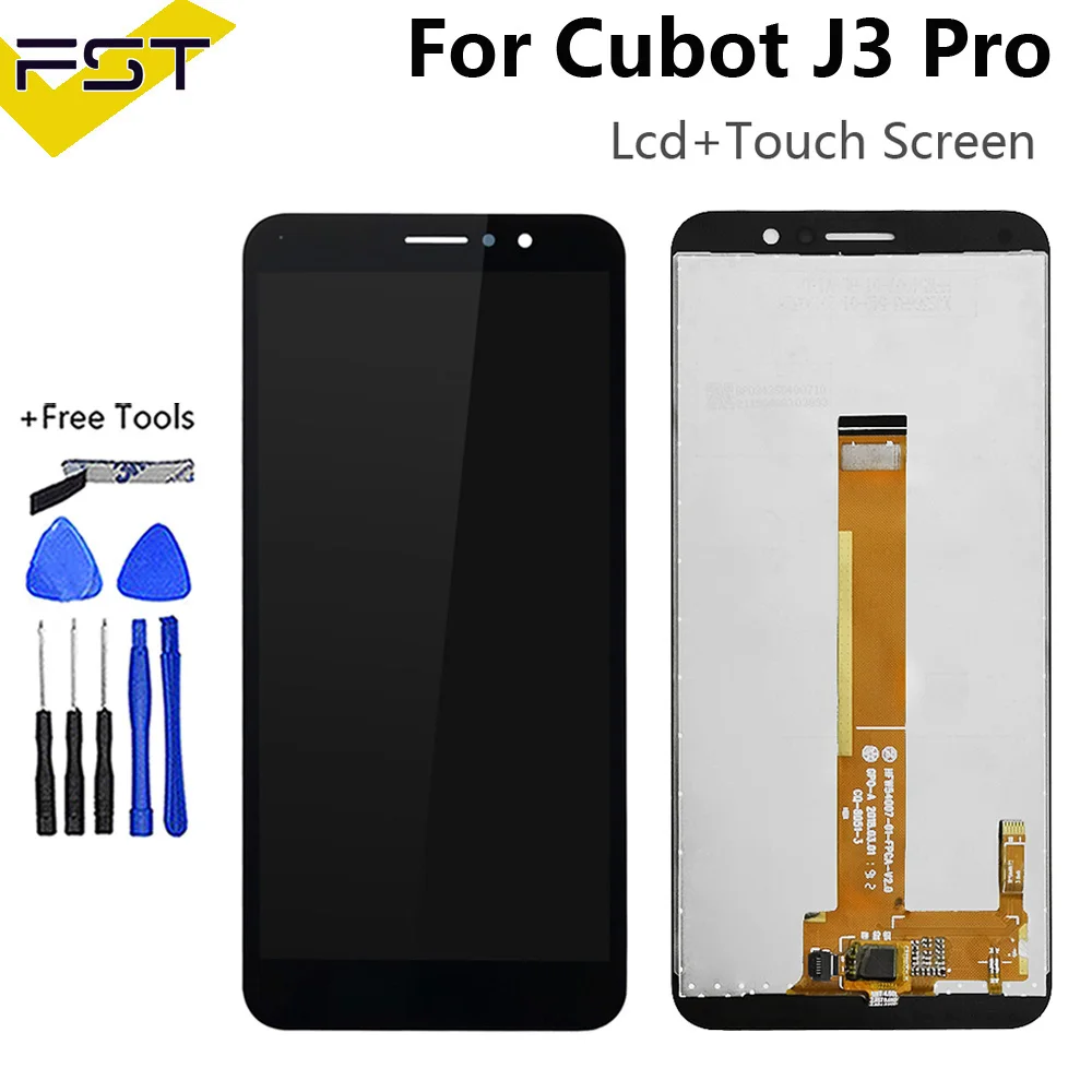 Cubot J5 LCD 디스플레이 터치 스크린 디지타이저, Cubot J3 Pro LCD 휴대 전화 액세서리 접착제 cubot j3 j3pro 센서 lcd