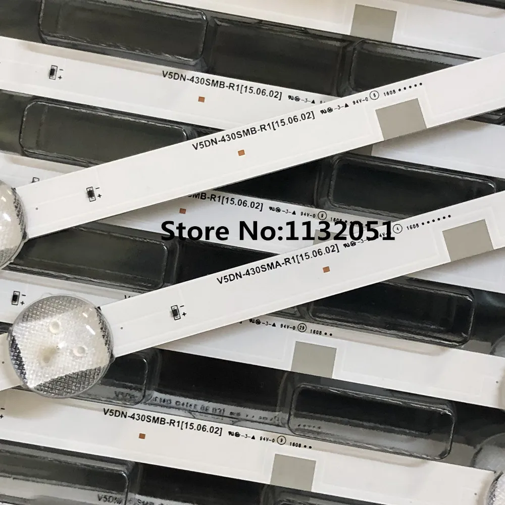 Tira de luces LED de iluminación trasera, accesorio para 43 FHD-L R UE43N5300AU UN43J5290 UN43J5290AG UN43T5300 UA43N5380 UE43N5300 UE43N5000 UA43N5100