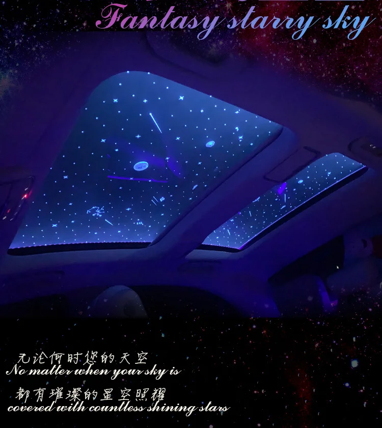 For Toyota / Honda / Infiniti / Volkswagen Sunroof Starry Roof Car Film Starry Dream Film Romantic Starry Roof 4S Shop Dedicated