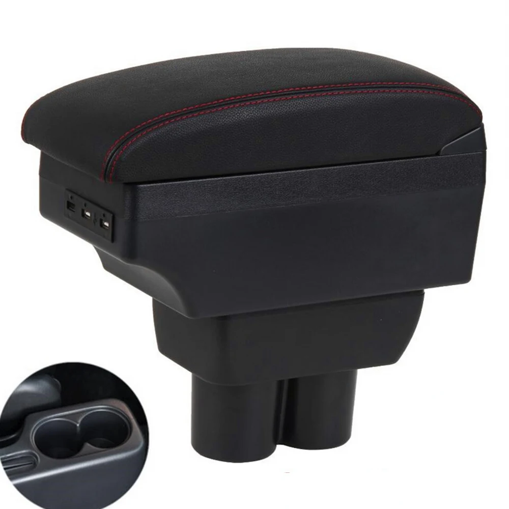 

For Suzuki Jimny Armrest Box Car Center Console Storage Space Case Elbow Rest with Cup Holder USB Interface