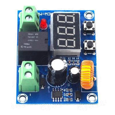 XH-M609 Low Voltage Disconnect Switch Cut Off 12V 24V 36V Digital LED Display Over-Discharge Protect for 12-36V Lithium Battery