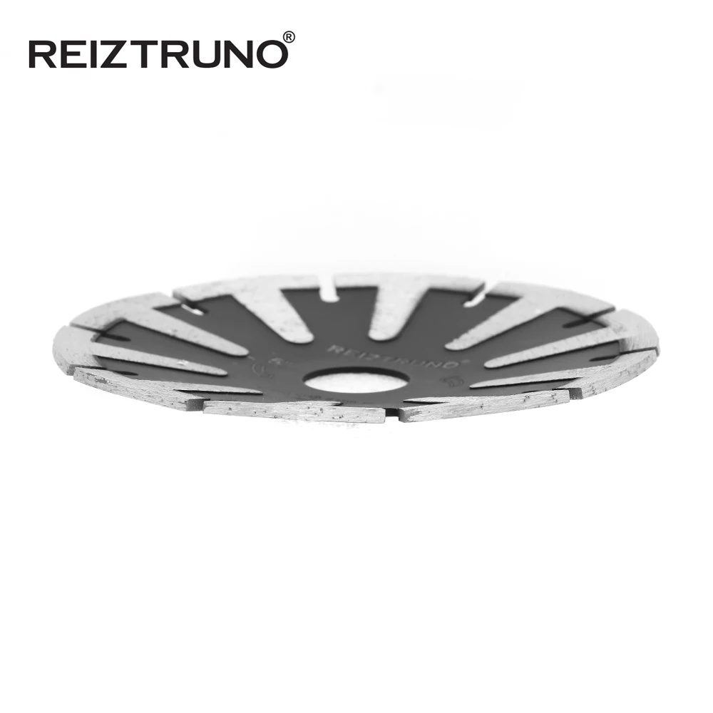 Reiztruno 125 Mm Panas Ditekan T Segmen Kurva Pisau Pemotong CNC Diamond Saw Blade untuk Beton Batu Granit Basah penggunaan Kering