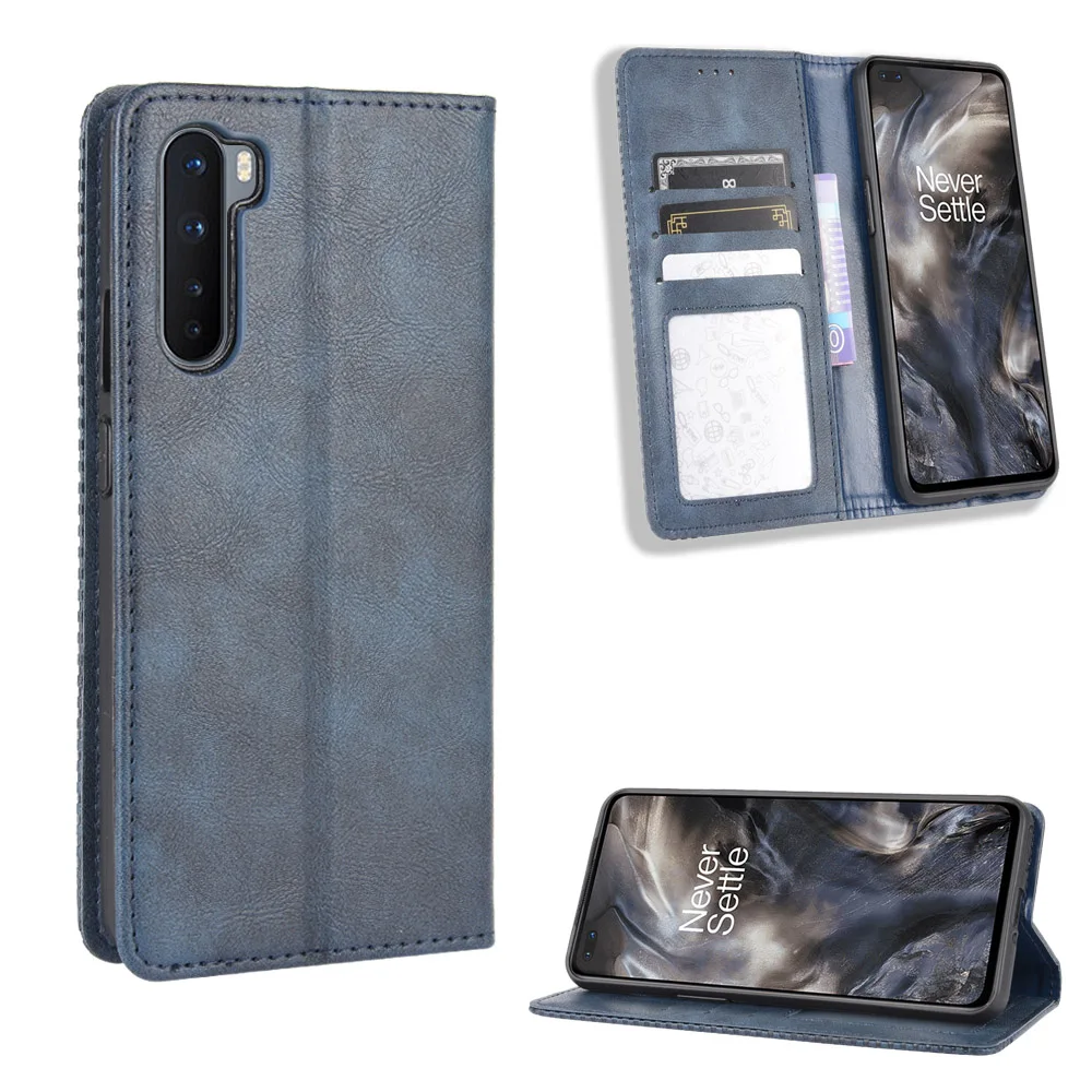 

For OnePlus Nord Case One Plus Nord Wallet Flip Style Leather Magnet Phone Bag Cover For OnePlus Nord OnePlus Z With Photo Frame