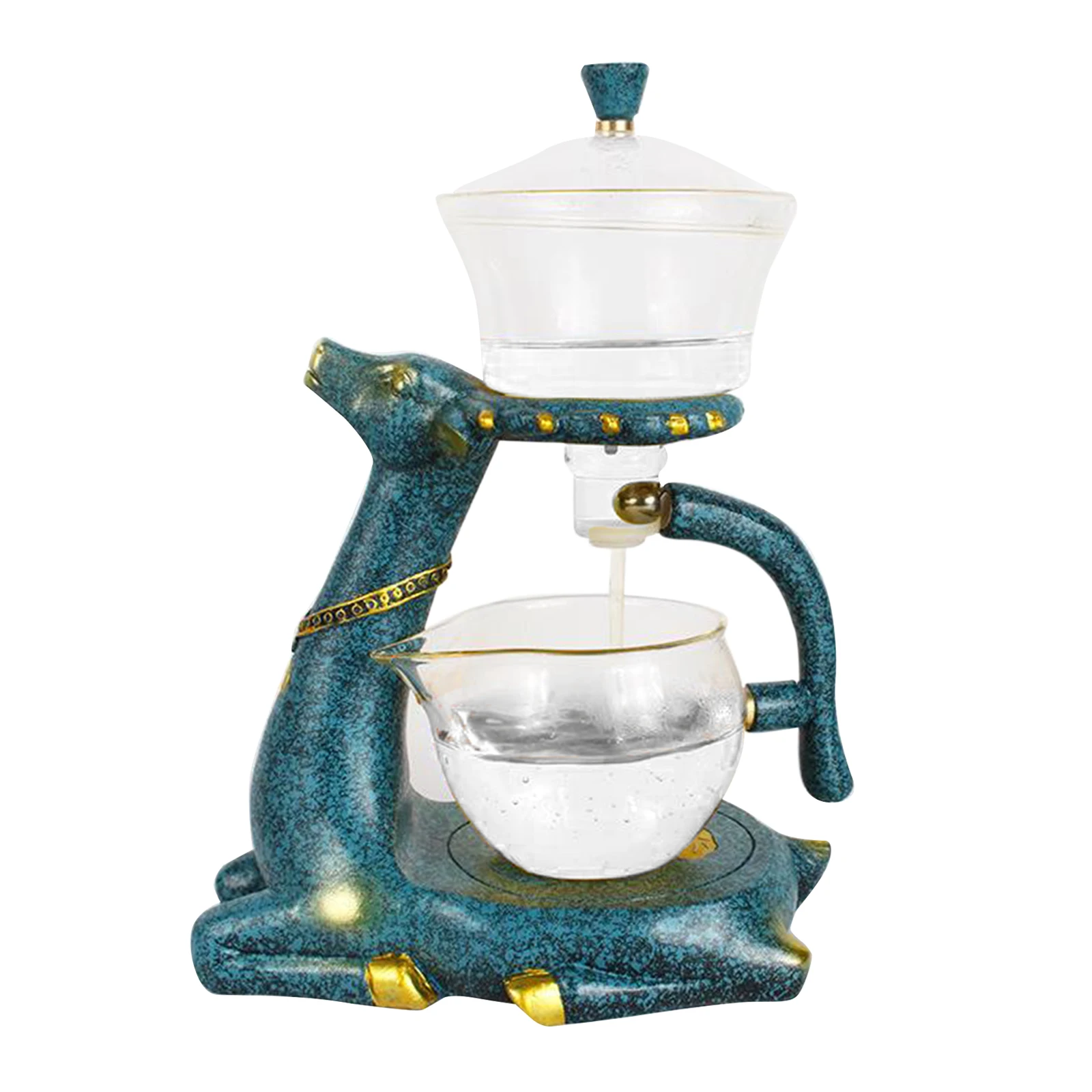 Glass Teapot Infuser Magnetic Drip Pot High Borosilicate Glass Tea Cup Bowl Bubble Tea Coffee Pot Purify Kettle