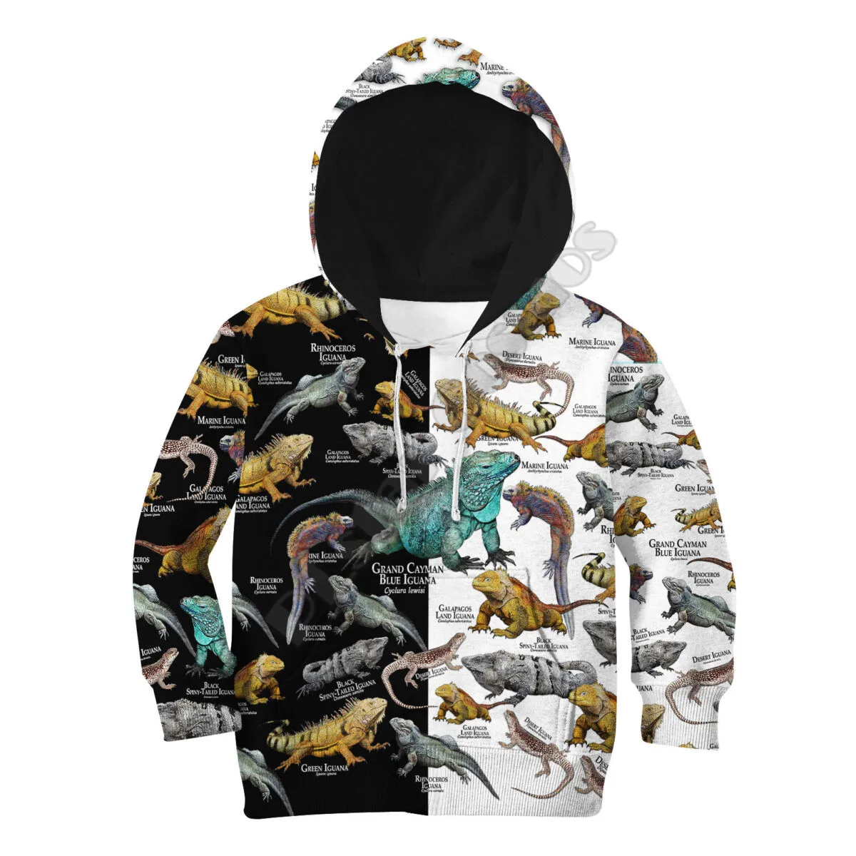 Iguanas Of The World Hoodies T-shirt 3D Printed Kids Sweatshirt Jacket T Shirts Boy Girl Funny Cosplay Costumes 01