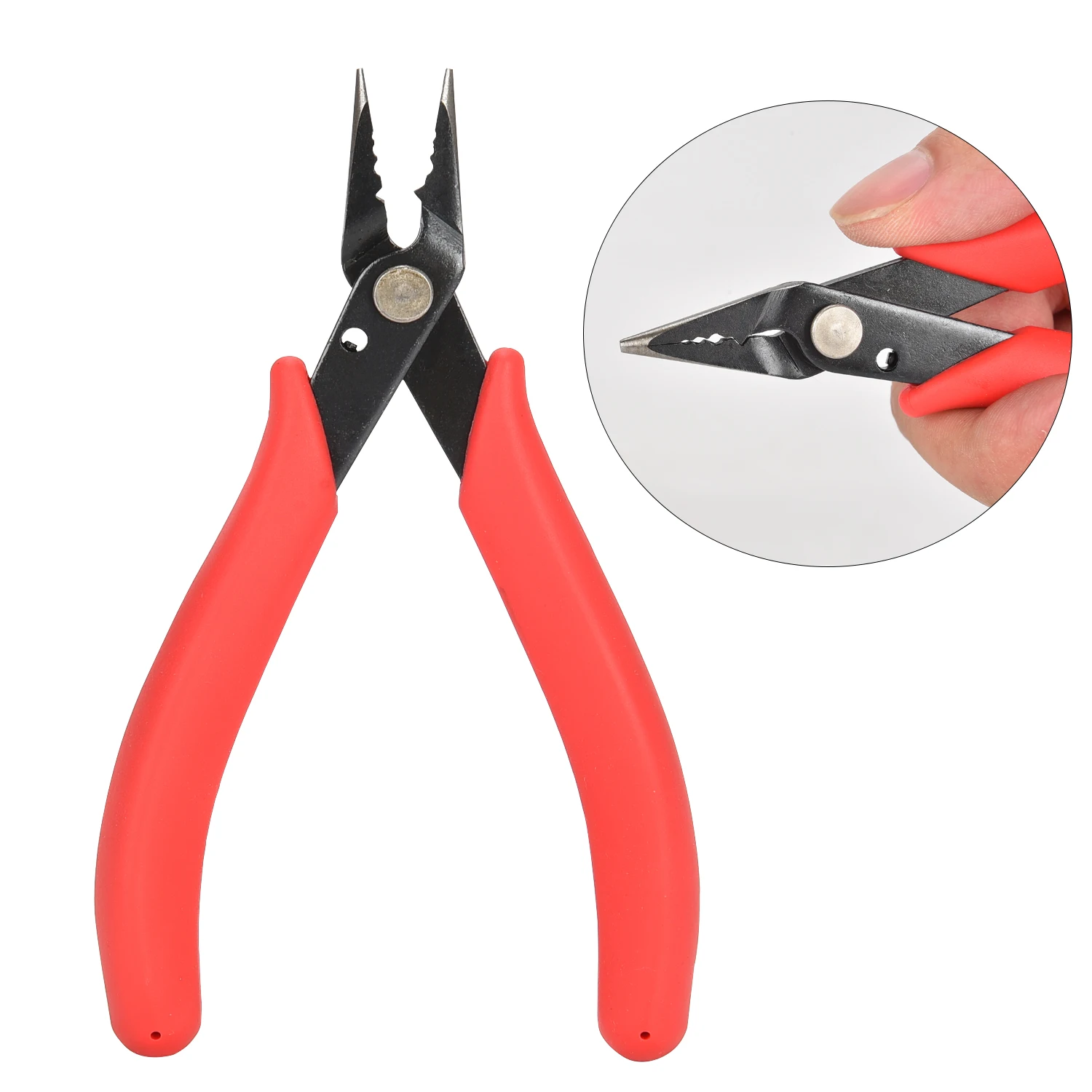 Imagem -04 - Aço Carbono Crimping Alicate Jóias Fazendo Suprimentos Crimper para Crimp Beads Vermelho 45