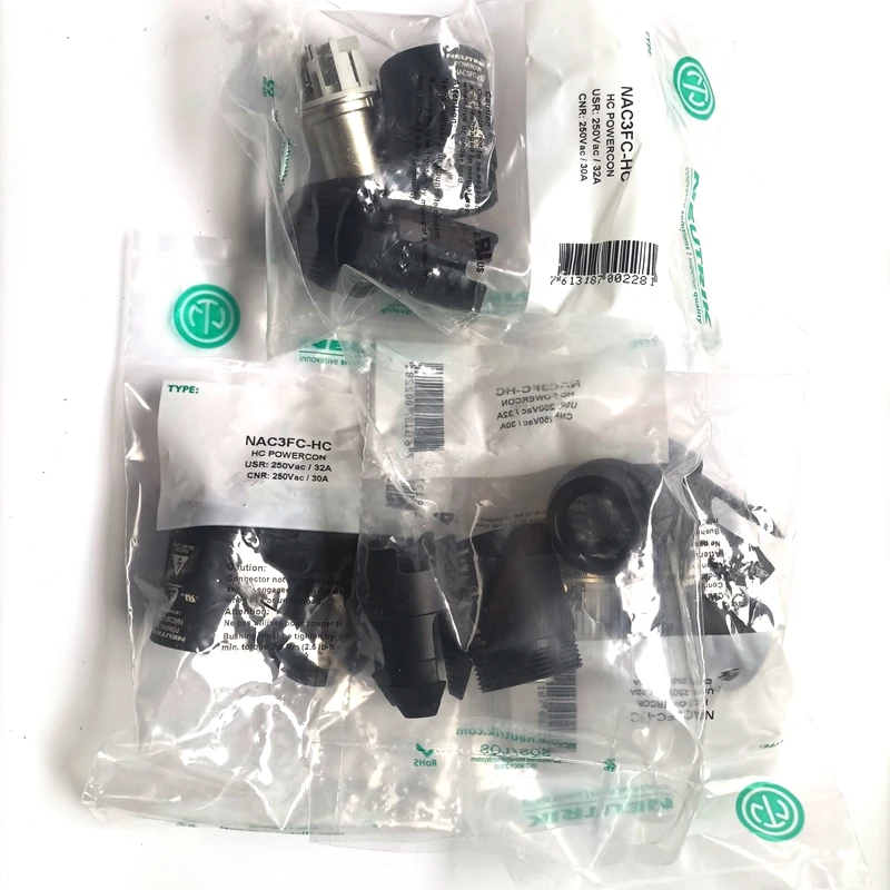 1 Stück HiFi NEUTRIK NAC3FC-HC Lighting Audio Professioneller Stromanschluss 250V PowerCON 32 A Kabelstecker – Detail 1