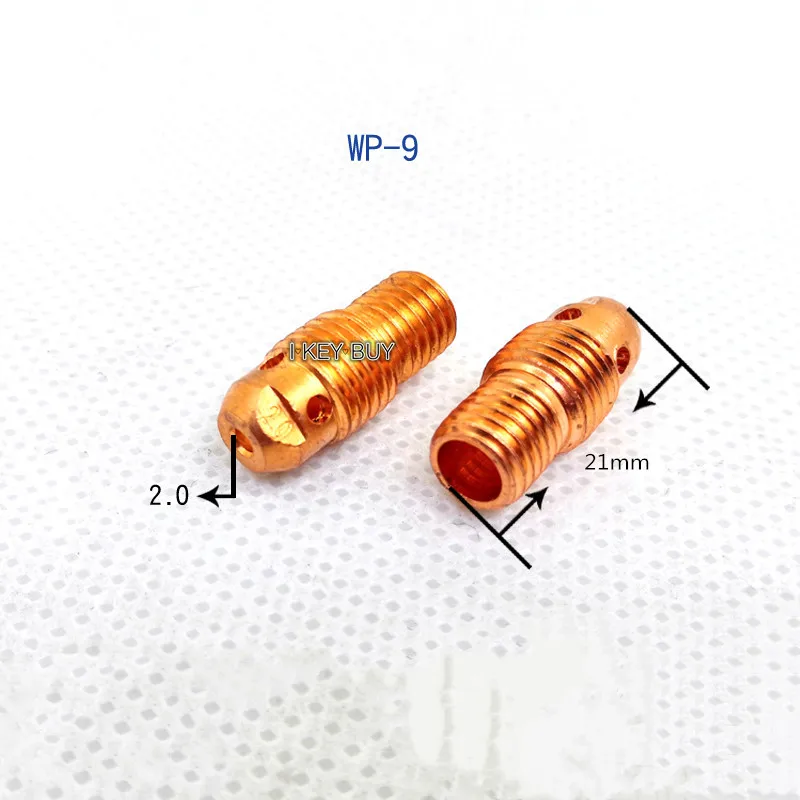 2pcs/Lot WP-9 Argon Arc Welding Torch Air Guide Element Automatic Cold Welder Machine Accessories Clip Tip