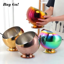 1/2PC Stainless Steel Serving KTV Tray Bowls With Spoon Sugar Salt Container Storage Bottle Jars For Seasoning Candy Sauce Honey