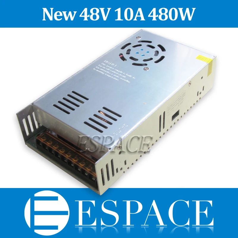 New model  48V 10A  12V40A 480W Switching Power Supply Driver for LED Strip AC 100-240V Input to DC 48V