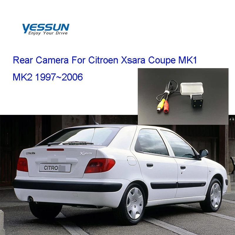 Yessun camera mount & Rear View Camera For Citroen Xsara Coupe MK1 MK2 1997~2006 4 LED Night Vision 170 Degree HD car camera