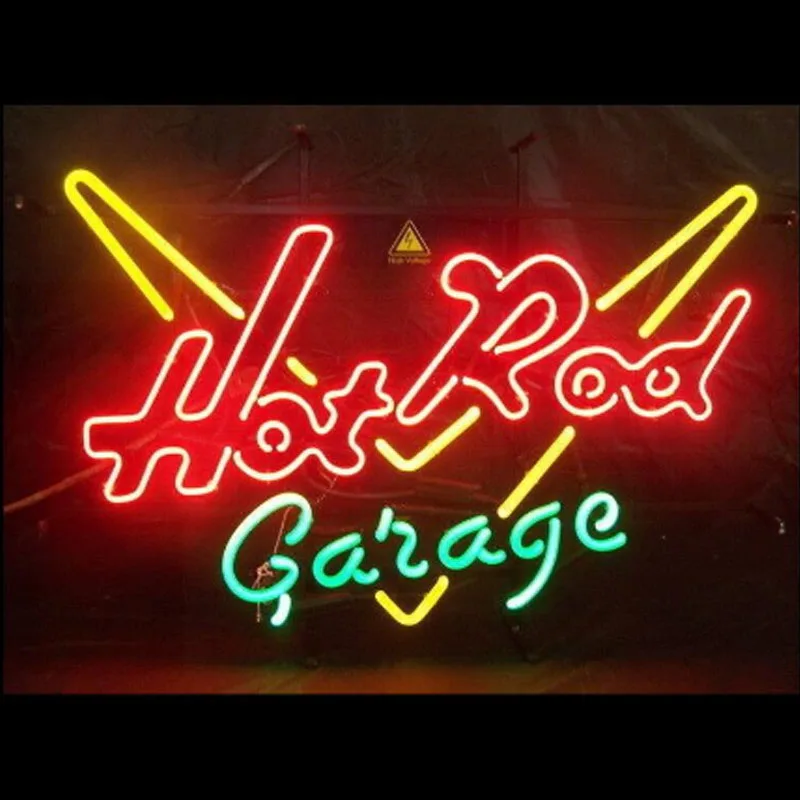 vintage sinais de luz de neon para hot garage rod luz de neon de vidro artesanato luz loja display restaurante sinais personalizado rod 01