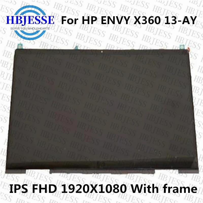 Test well for HP ENVY X360 13-AY 13-ay0455ng LCD LED touch screen (digital converter display assembly with frame) L52358-J31