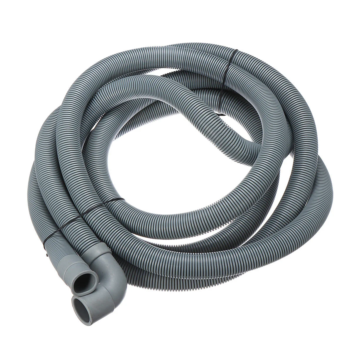 

4M Wash Machine Dishwasher Drain Hose Outlet Water Pipe Flexible Extension 22mm With Bracket