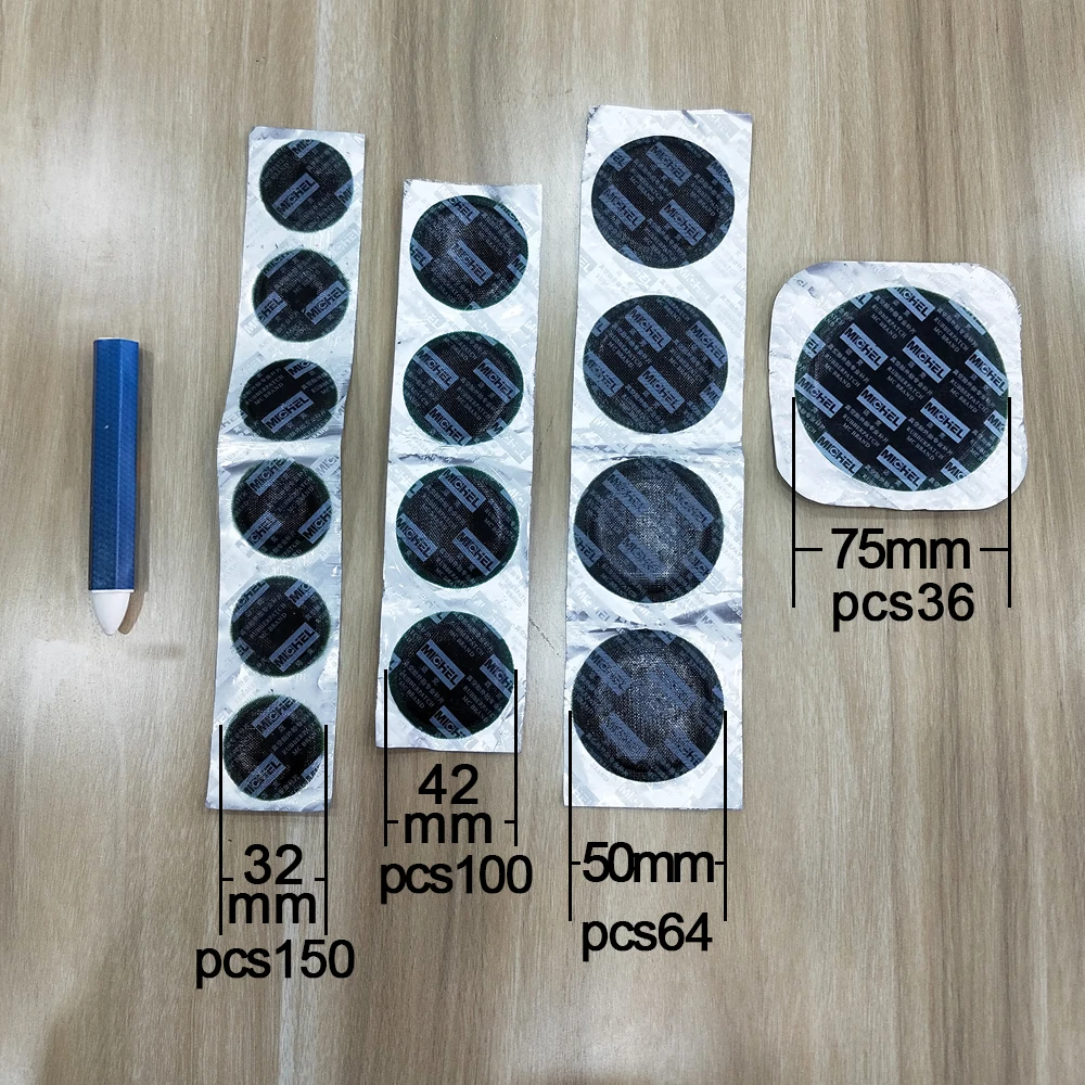 Four kinds of Tyre vacuum patching film Natural rubber Tyre patch For car and truck appropriation Circular tire patch