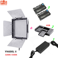 YONGNUO YN600LII LED Light Panel 3200K-5500K Photography lights For youtube makeup Vlog ins Video Light with Wireless Remote APP