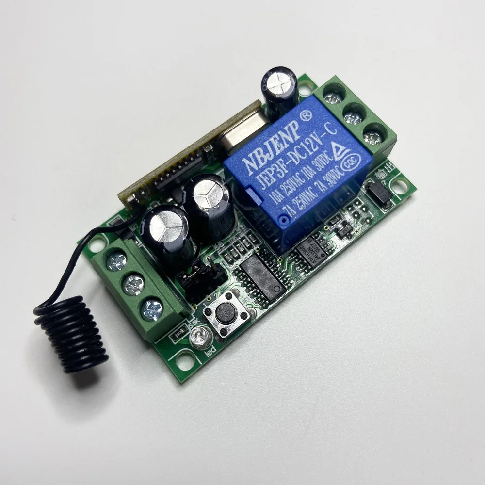 12VDC RF433MHz Wireless to wire Transformation module NC NO Output Smart Control For Home Automatic Switch