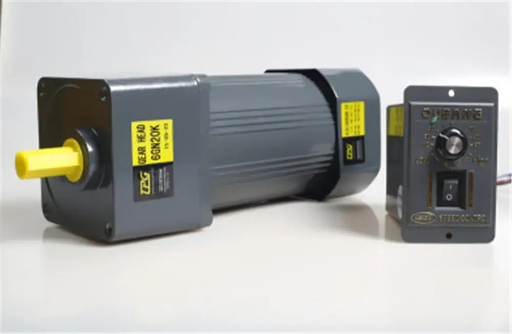 มอเตอร์ 60W 220V AC มอเตอร์เกียร์/มอเตอร์เกียร์ 5IK60RGN-CF มอเตอร์ + ความเร็วควบคุมความเร็วมอเตอร์/ลดความเร็วมอเตอร์