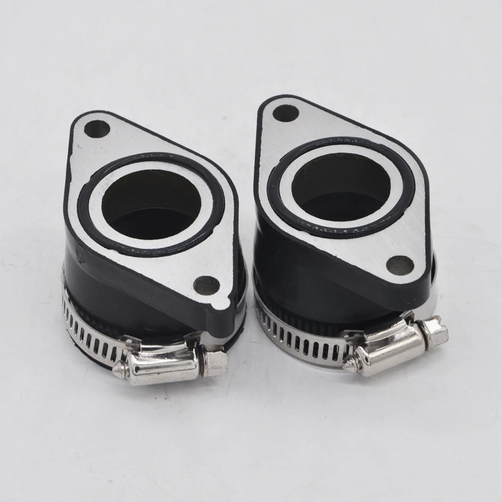 2pcs Carburetor Intakeface Manifold Glue For Yamaha XT350 1985-2000 / TT350 1986-87 XT TT 350 Motorcycle Intake Manifold Adapter