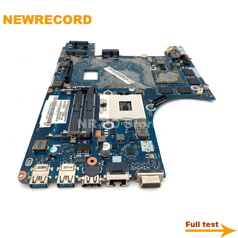 Newrecord qiwy3 LA-8001P para lenovo y480 portátil placa de placa gráfica placa principal gt640m teste completo