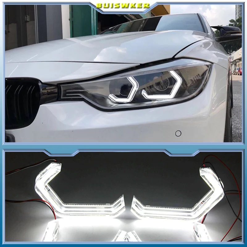 

M4 style LED Angel Eyes For BMW M2 ME M4 M5 F10 F12 F13 F18 F30 F31 F32 F33 F34 F35 F36 E46 Cabrio Coupe 2D auto accessory