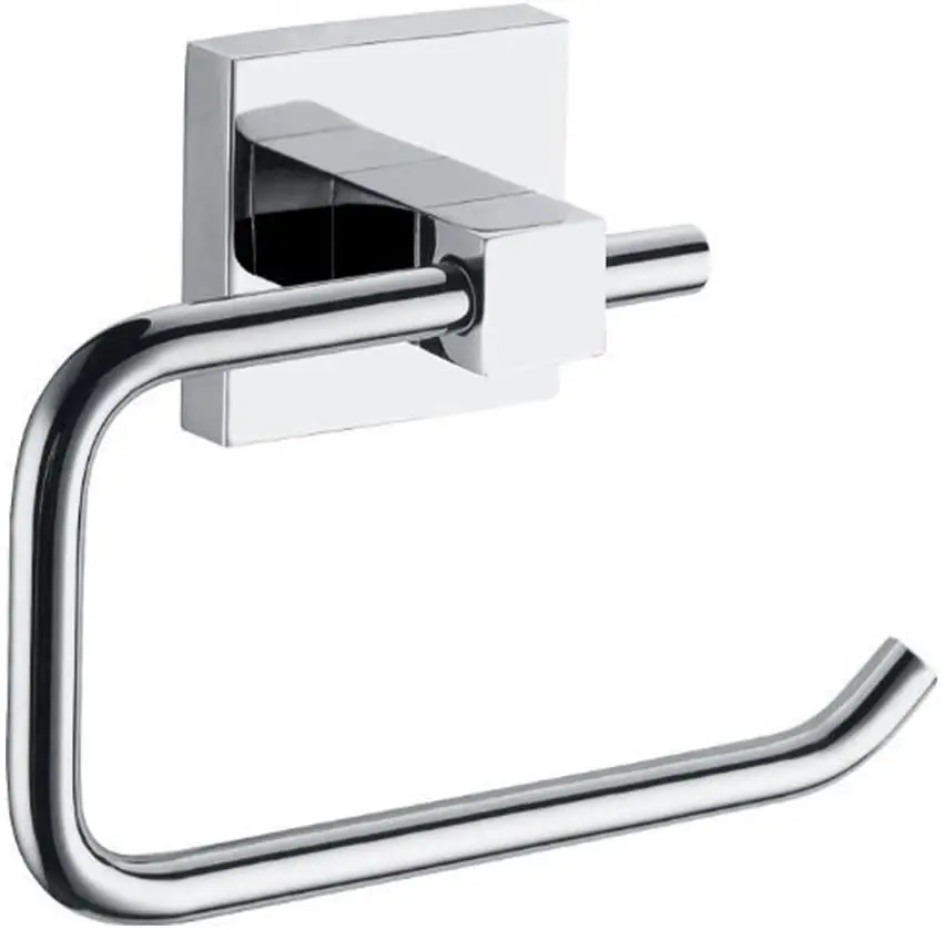 

304 Stainless Steel Roll Paper Holder Wall-Mounted Paper Towel Rack Bathroom Kitchen Towel Rack