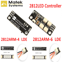 4PC Matek System 2812ARM-4 /WS2812ARM-6 5V WS2812 LED Strip RC Night Light w/ 4 Lamps or 6 Lamps for RC Drone FPV Racing