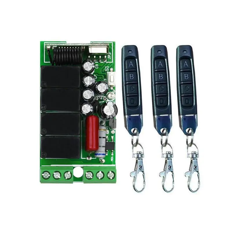 Ac 220V 4 Ch Rf Wir…