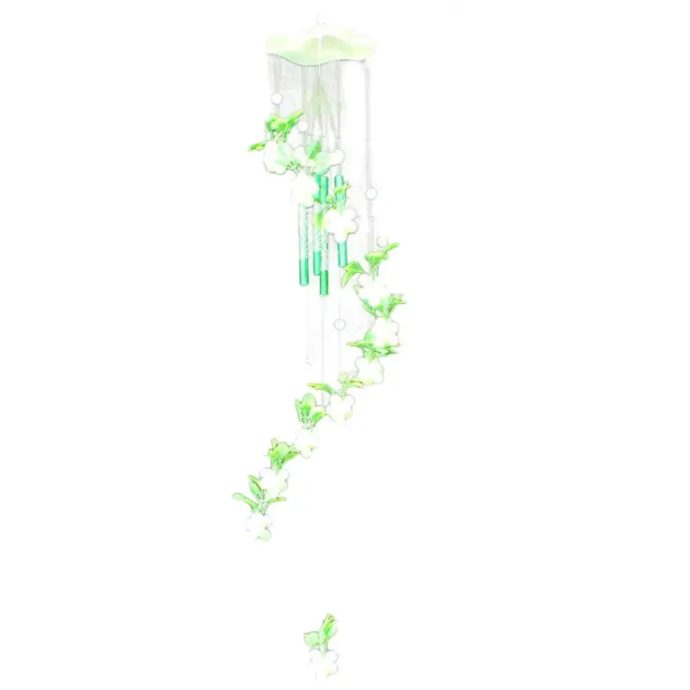 Bagliore luminoso nel buio Campanelli eolici d'uva Carillon eolico per uva Casa Patio Portico Ornamento da appendere impermeabile Decorazione del giardino