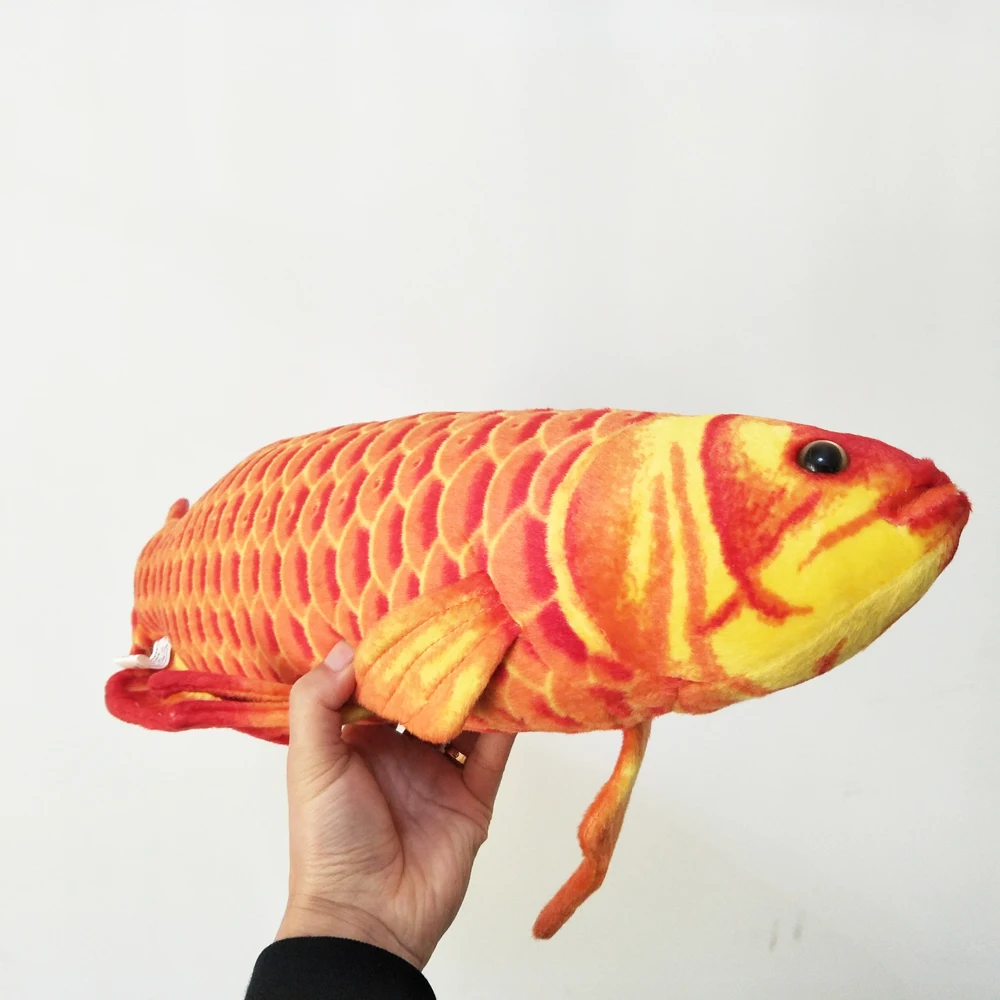 

Моделирование рыбы Arowana, два цвета, детская мягкая плюшевая игрушка
